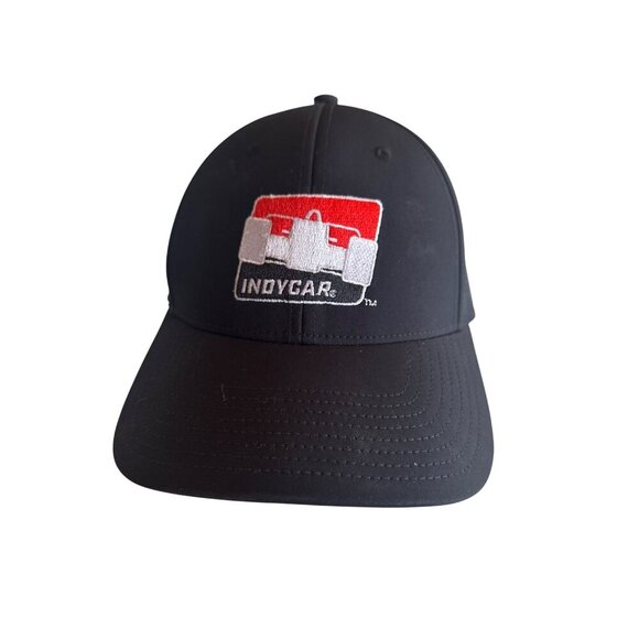 Indycar Embroidered Black Adjustable Baseball Cap By The Game - Picture 1 of 5